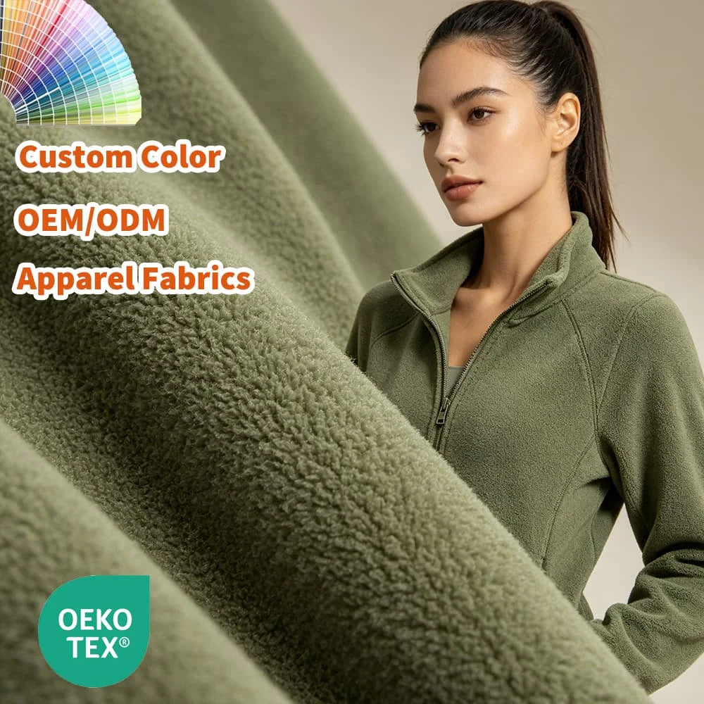 Jacket Lining & Outdoor Sportswear Polar Fleece Fabric Soft Warm 100% Polyester - Haida Outdoor Jacket Fabric