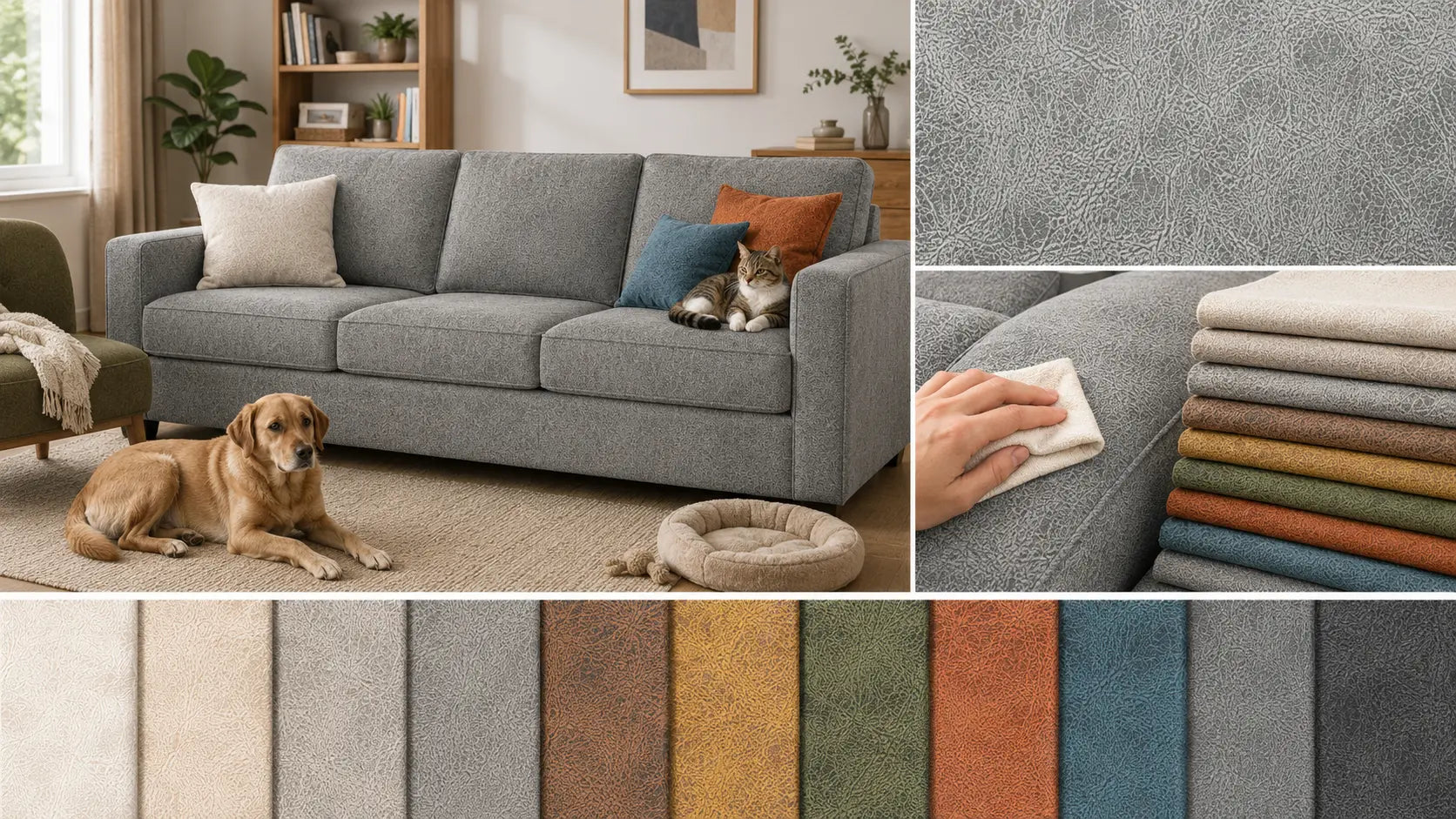 Natural Feel Sofa Fabric for Colorful Collections