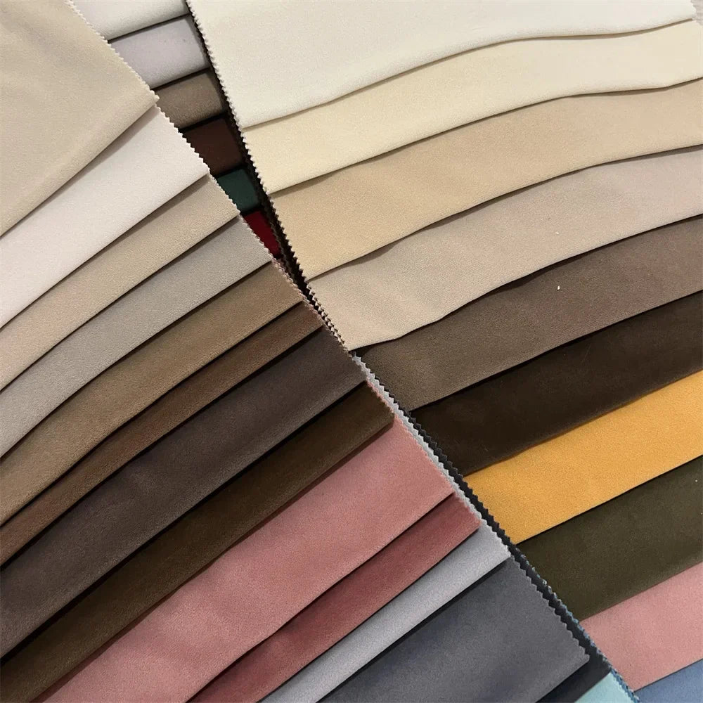 Factory Wholesale Heavy Weight Holland Velvet Fabric Waterproof Polyester Solid&Plain Style - Haida Velvet Upholstery Fabric