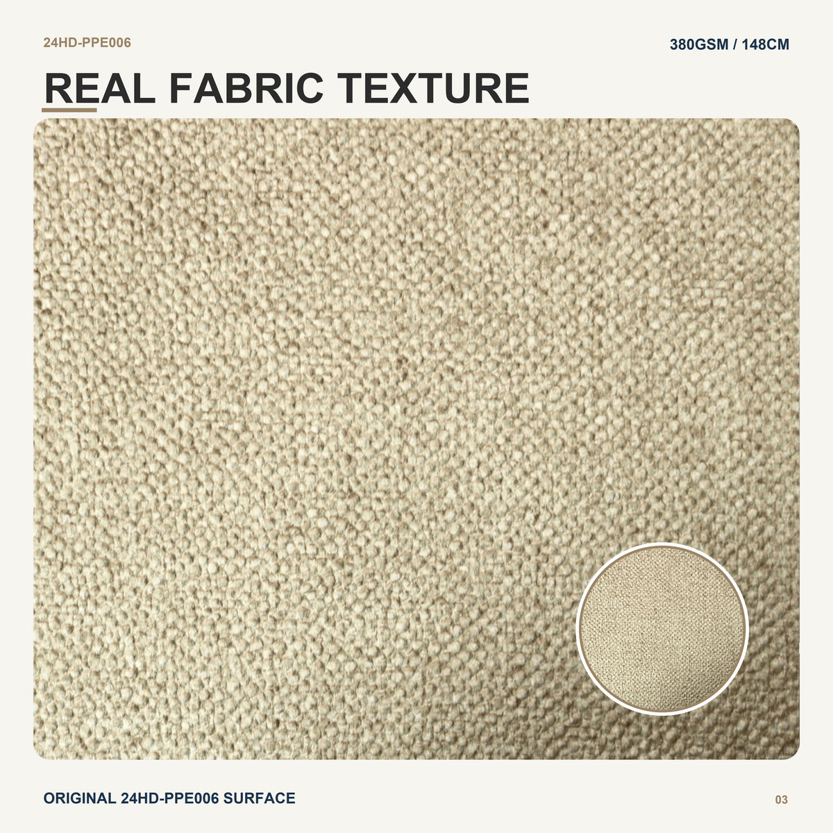 Decorative Printed Embossed Textile with Fleece Backing for Sofa Couch Cushion Lounge Chair Home Furniture Upholstery Fabric