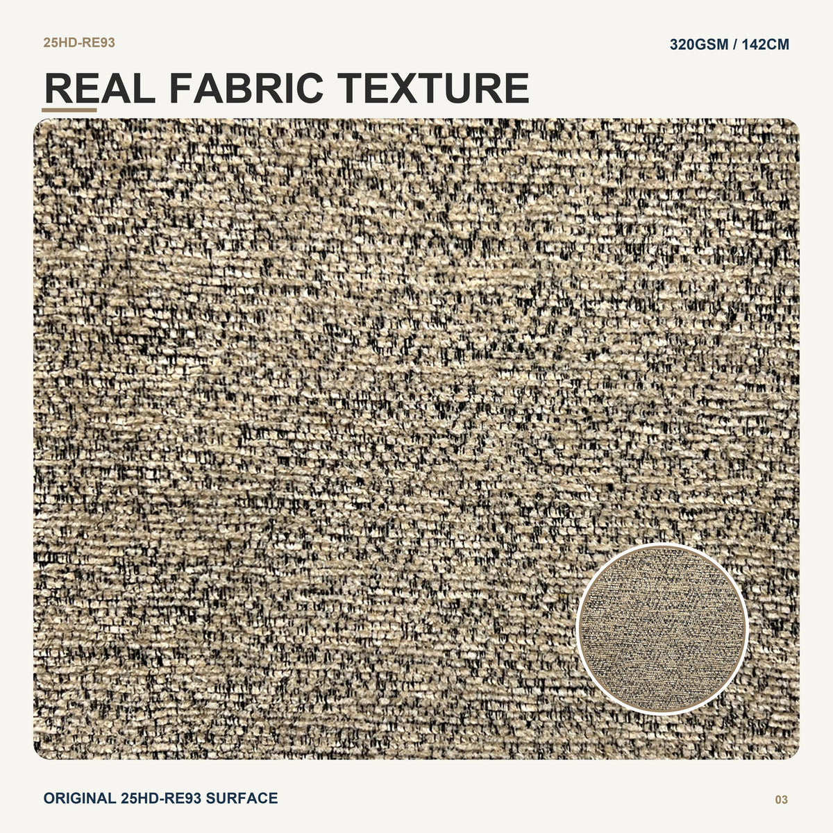 Rich Textured Chenille with Brown Nonwoven Backing for Sofa Couch Cushion Lounge Chair Home Furniture Upholstery Fabric