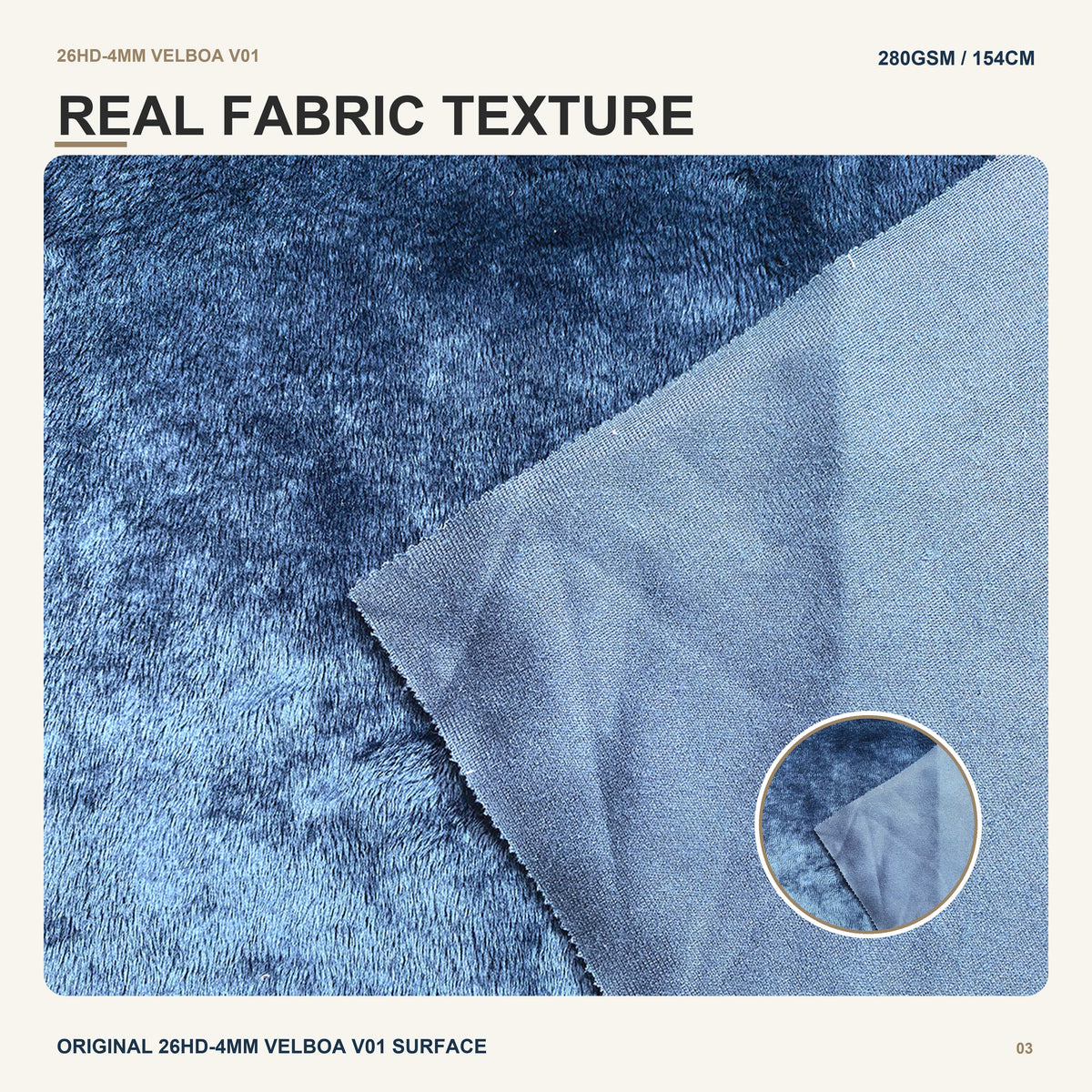 Super Soft 4MM Pile Velboa Upholstery Fabric 280GSM 154CM Warp Knit Plush Textile for Lounge Chair Cushion Home Decor