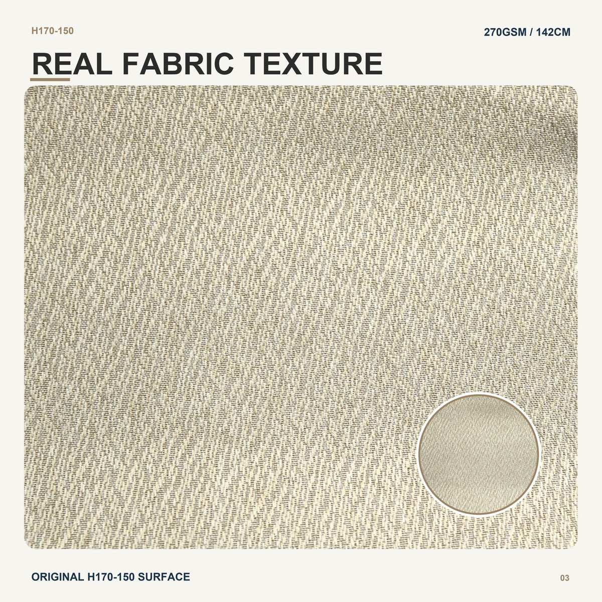 Modern Linen Look Textile with Nonwoven Backing for Sofa Cushion Lounge Chair Home Decor Furniture Upholstery Fabric