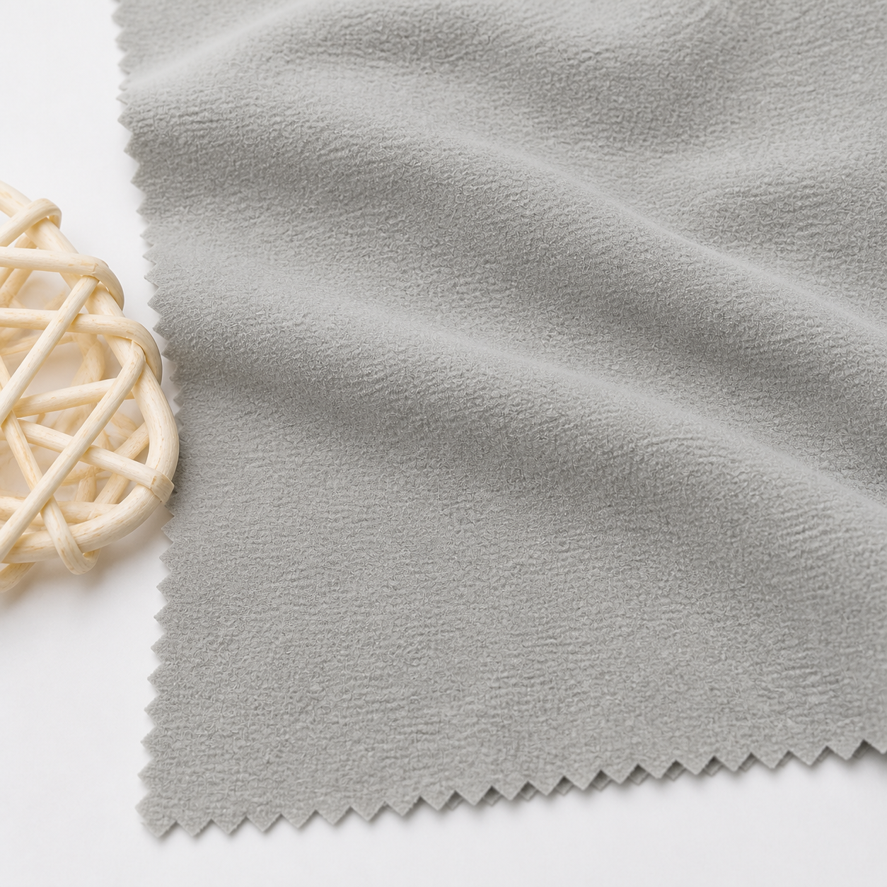 1070R# 4-Way Stretch Bonded Fleece Thermal Fabric | 345GSM | Factory-Direct | Haida