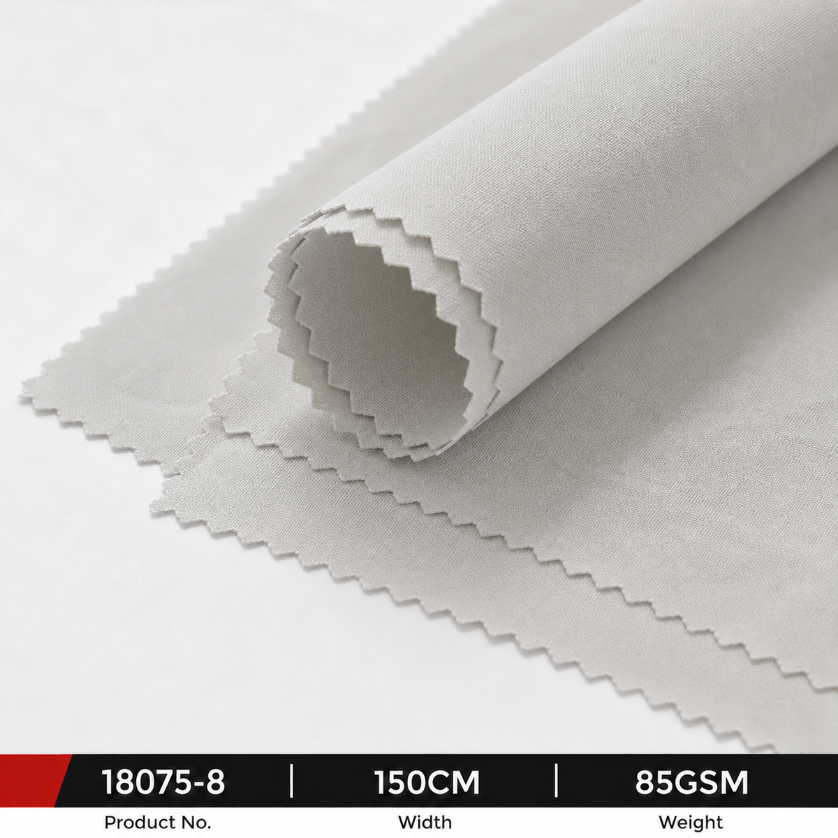 18075 8 100 Percent Polyester 85GSM 150CM 210 by 119 Density Lightweight for Sun Protection Clothing Production Apparel Fabric