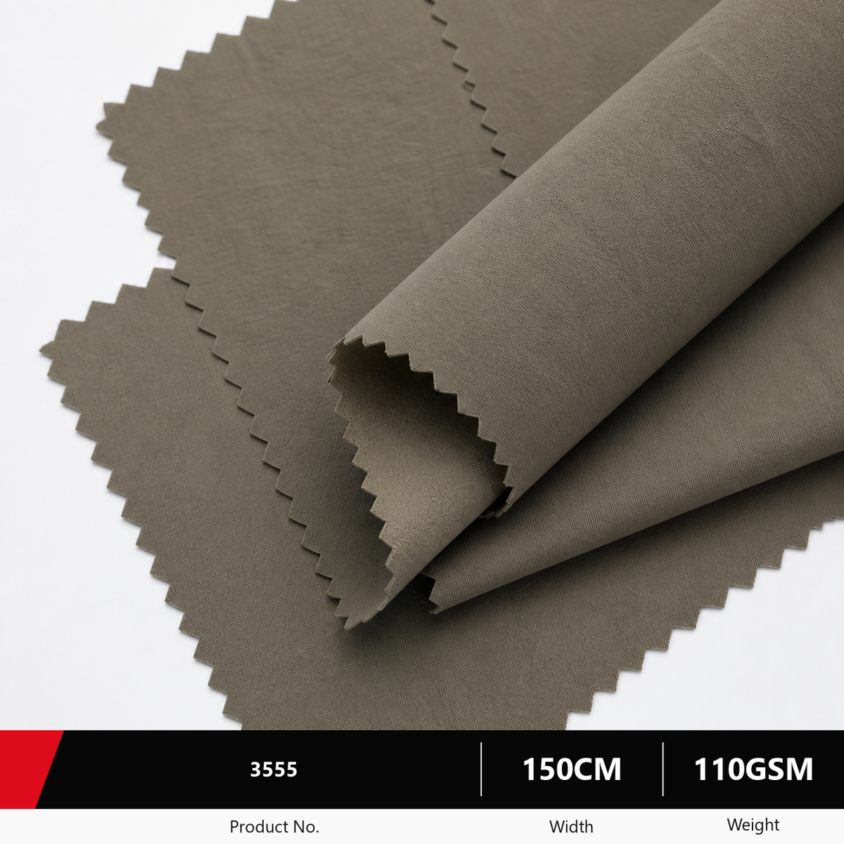 3555 Nylon Spandex Stretch Fabric 110GSM