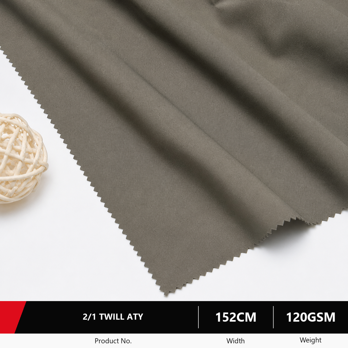 ATY 90D by 75D T8 Twill Outdoor Fabric 120GSM