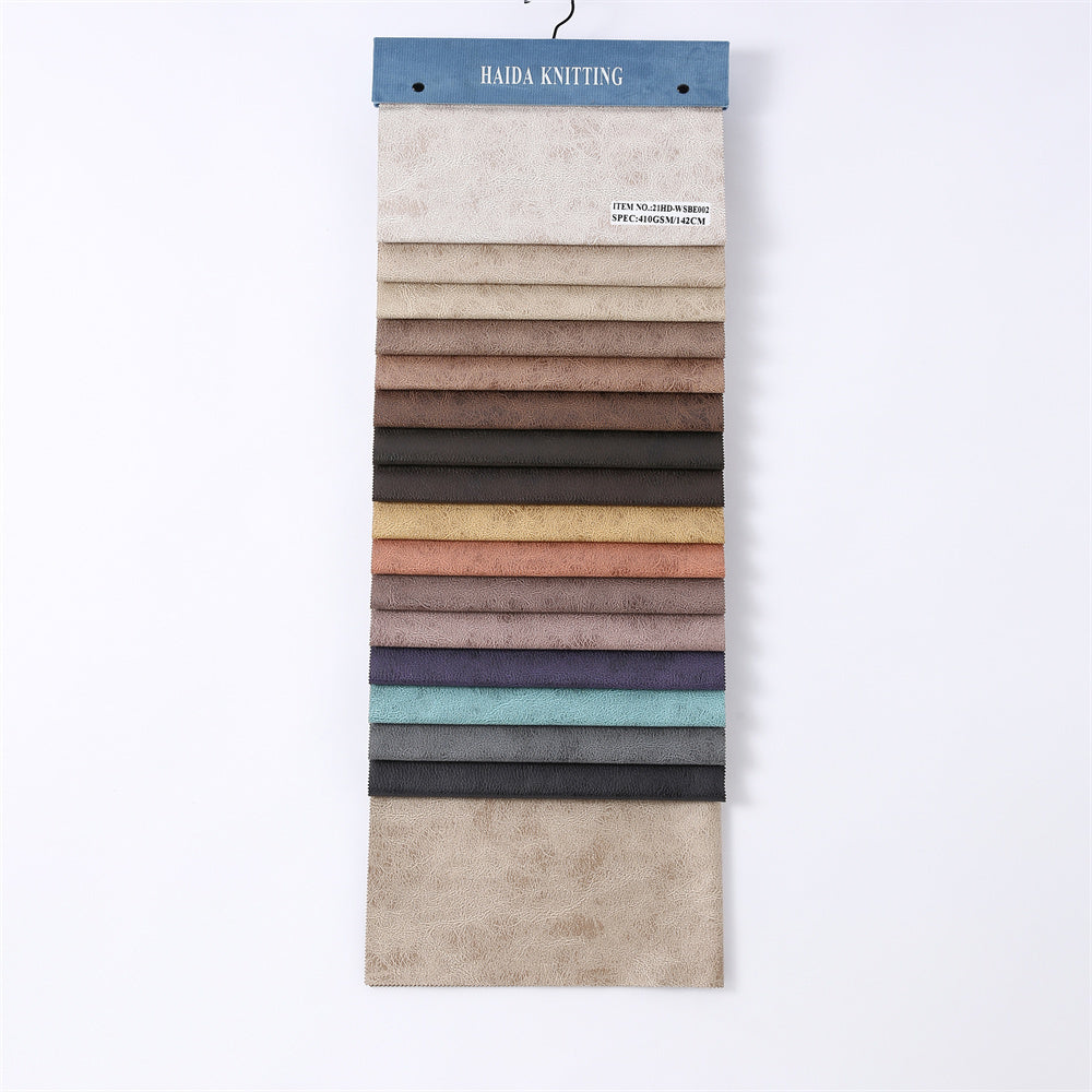 21HD-WSBE002 Bronzing Suede Velour Fabric | 220-420gsm FR Knitted