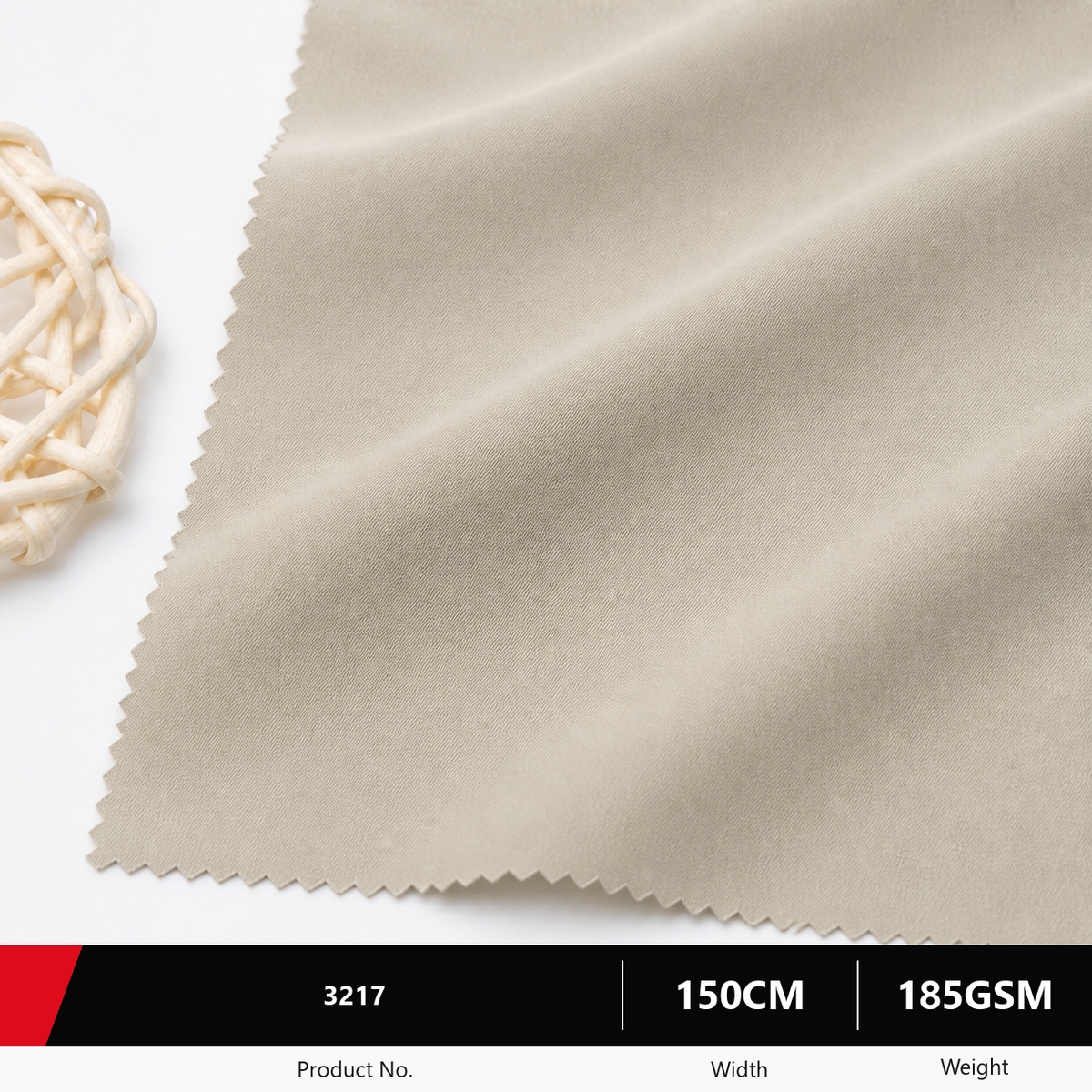 3217 Polyester Womenswear Fabric 185GSM