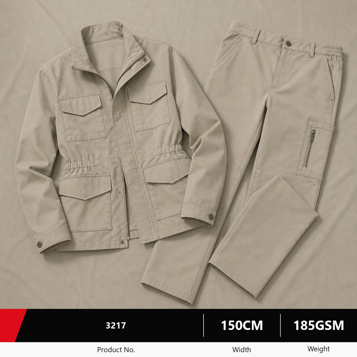 3217 Polyester Womenswear Fabric 185GSM