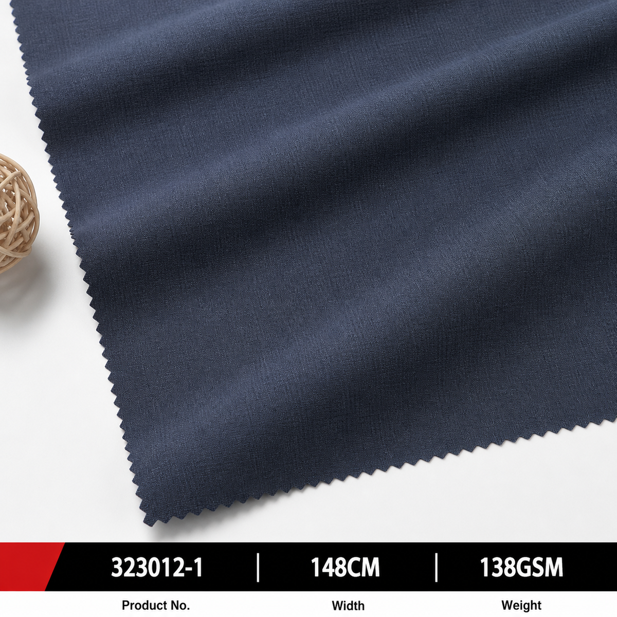 323012 1 86 Percent Nylon 14 Percent Spandex 138GSM 148CM 158 by 110 Density Lightweight Stretch Wholesale Apparel Fabric