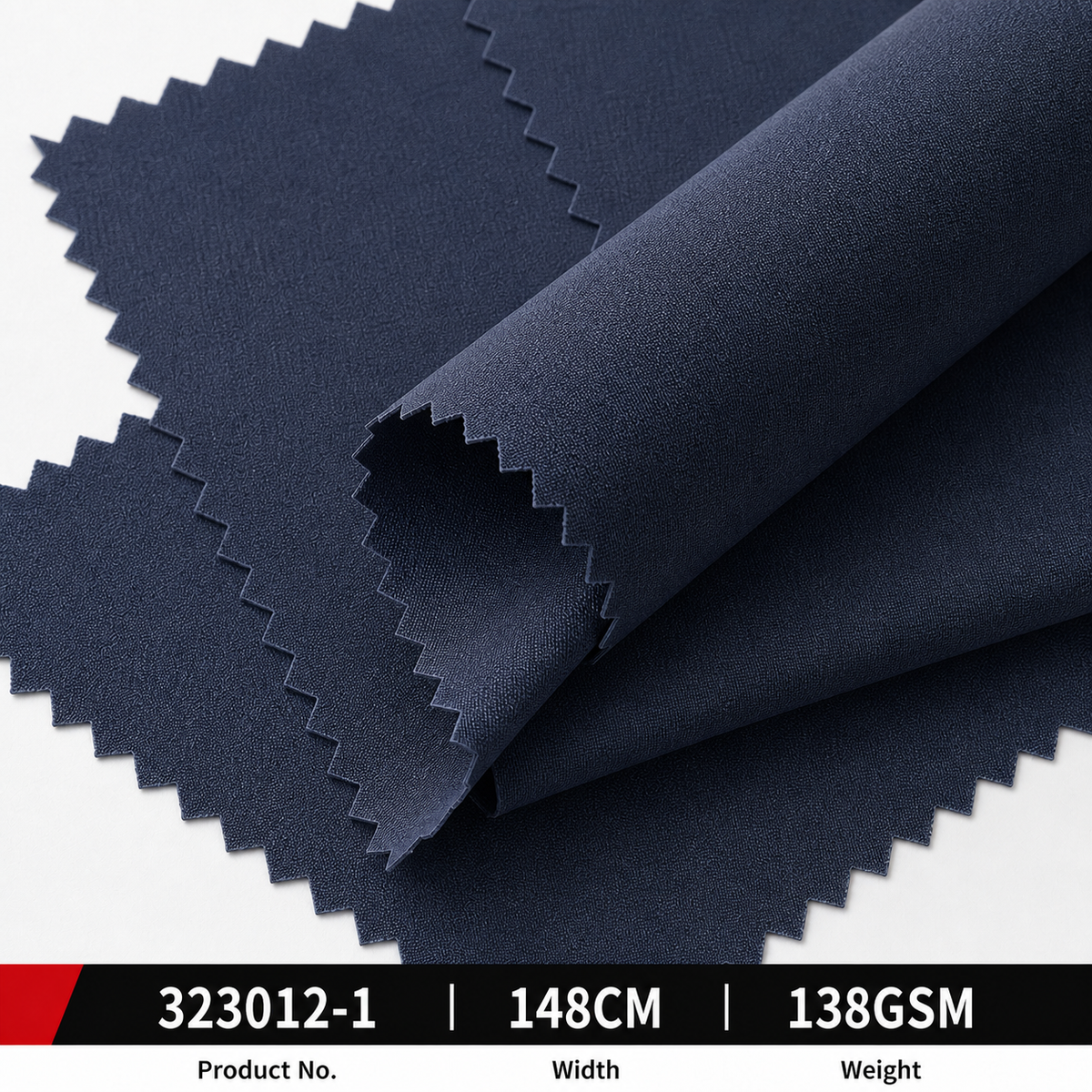 323012 1 86 Percent Nylon 14 Percent Spandex 138GSM 148CM 158 by 110 Density Lightweight Stretch Wholesale Apparel Fabric