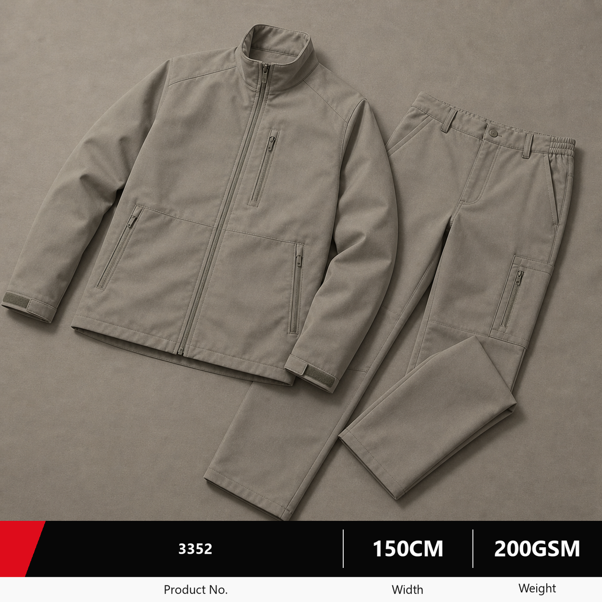 3352 Polyester Outdoor Apparel Fabric 200GSM