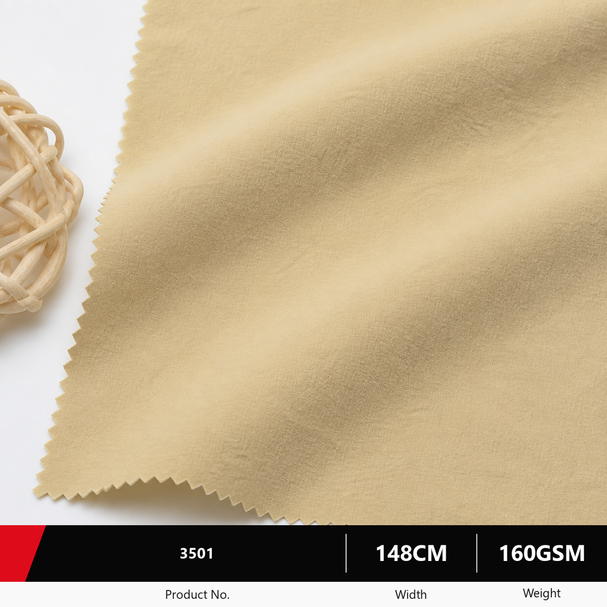 3501 Polyester Fabric for Trousers and Jackets 160GSM