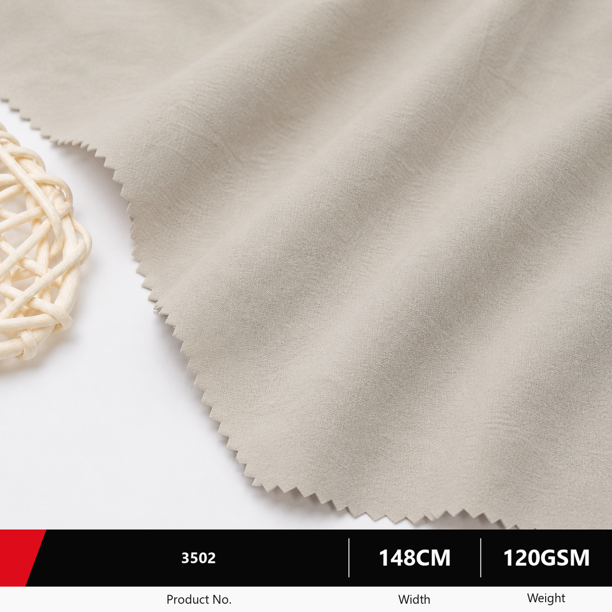 3502 Polyester Fabric for Trousers and Jackets 120GSM
