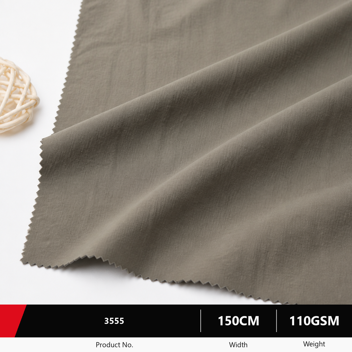 3555 Nylon Spandex Stretch Fabric 110GSM