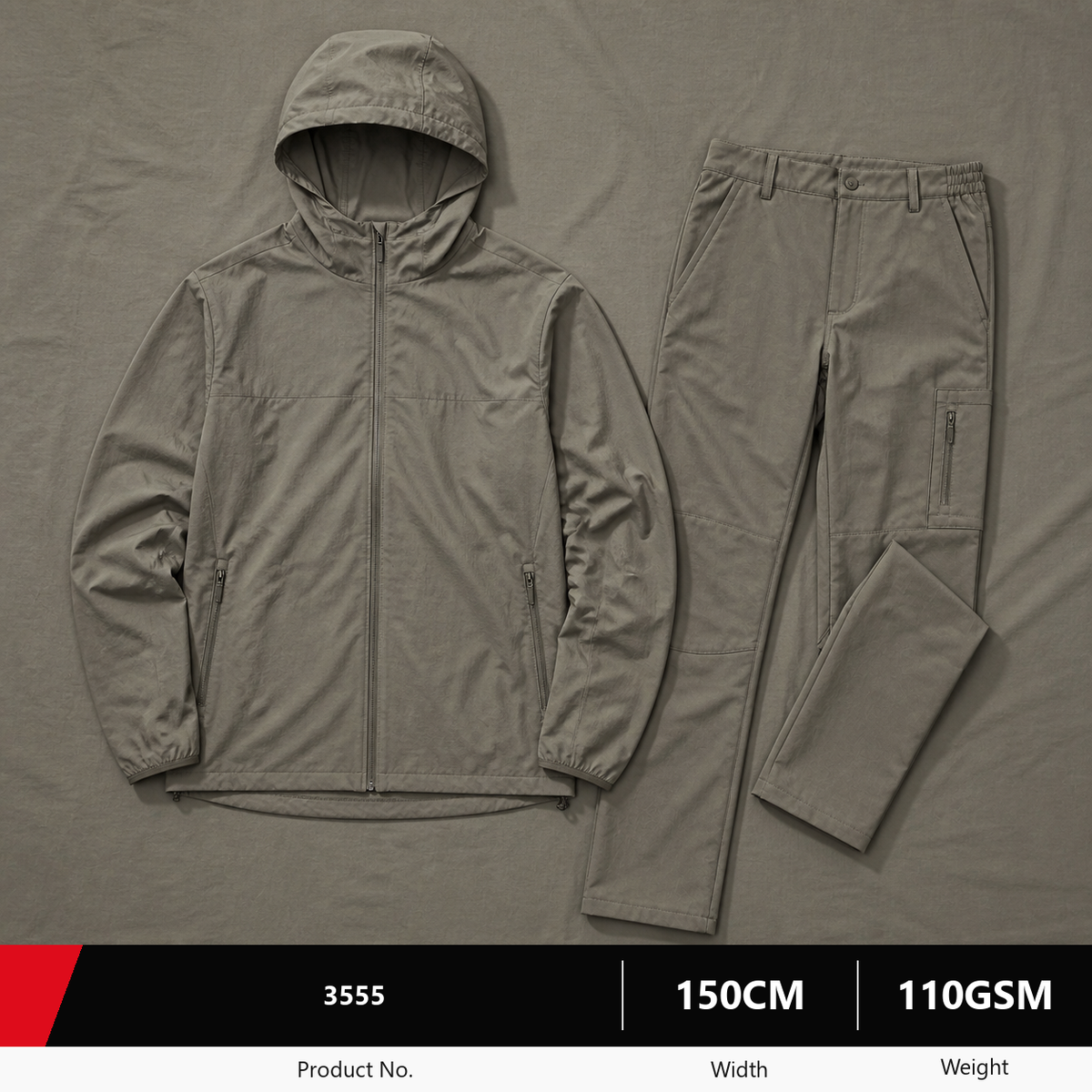 3555 Nylon Spandex Stretch Fabric 110GSM