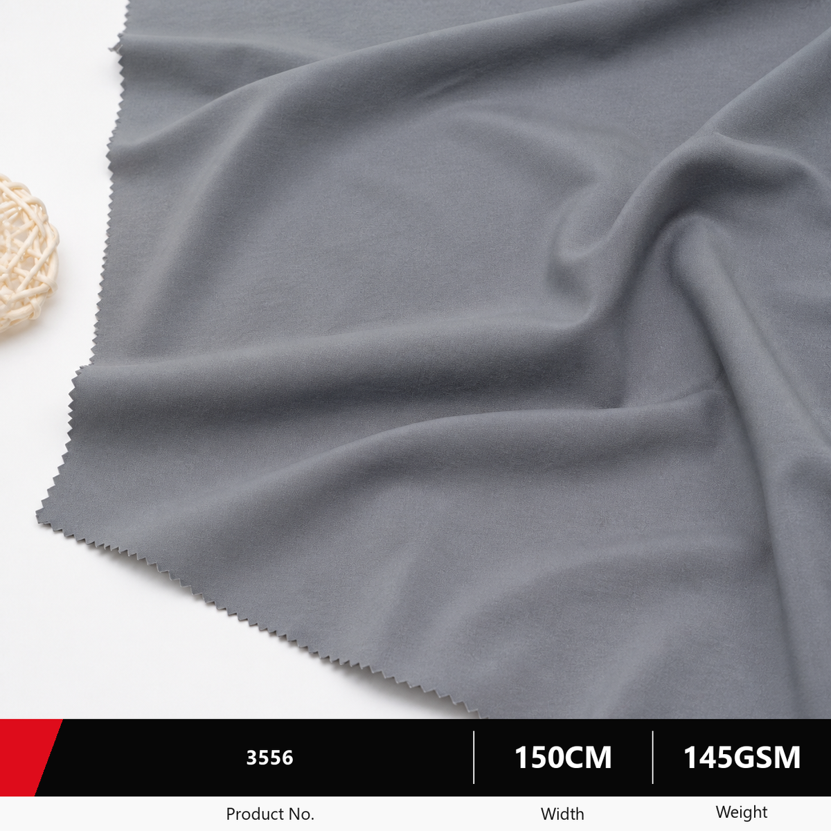 3556 Nylon Spandex Apparel Fabric 145GSM