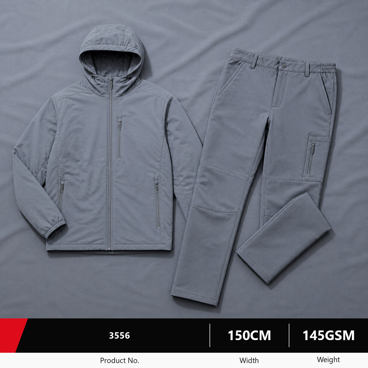 3556 Nylon Spandex Apparel Fabric 145GSM