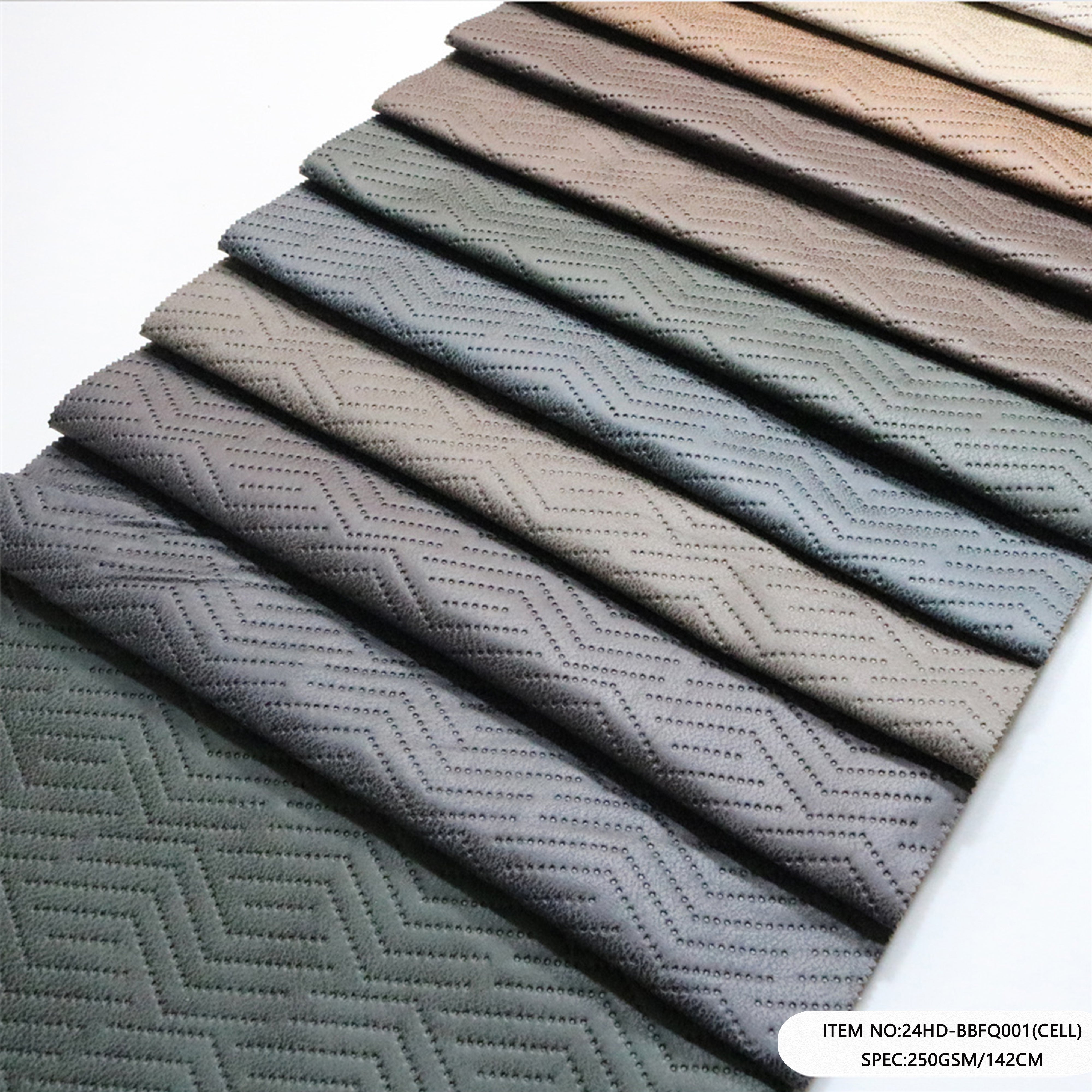 24HD-BBFQ001 Bronze Embossed Quilted Velour | 400gsm Hospitality FR