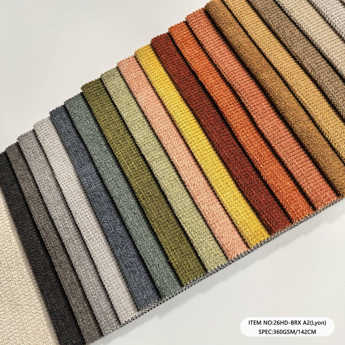 Home Deco Fabric 360GSM 150CM Ant Backed Material for Sofa Seating Cushion Furniture Upholstery Interior Textile Wholesale