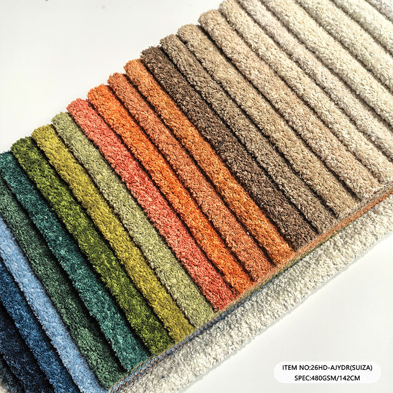 26HD-AJYDR Raindrop Warp Suede Velour | 260gsm Breathable Upholstery