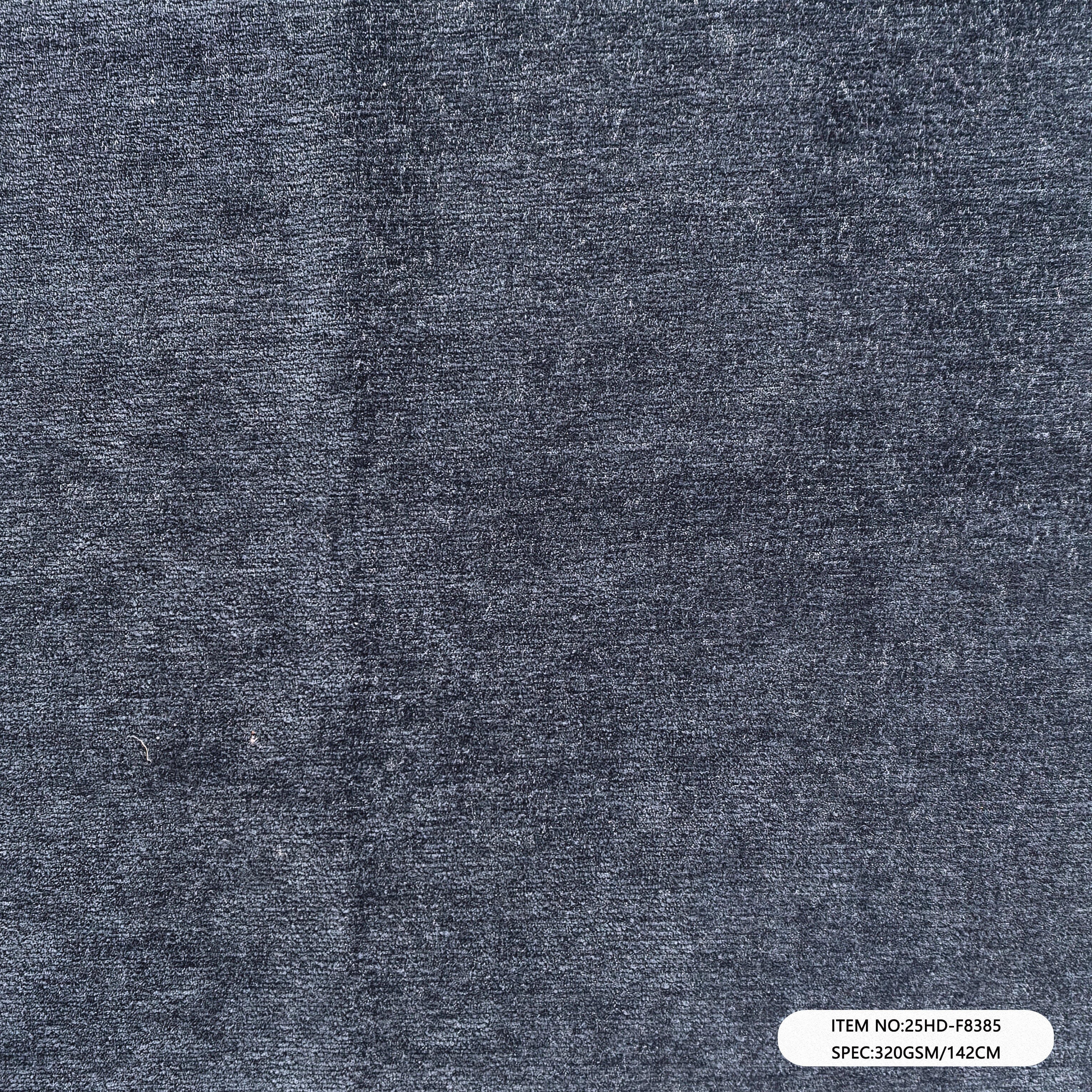 25HD-F8385 100% Polyester Chenille Upholstery Sofa Fabric | Solid Plain
