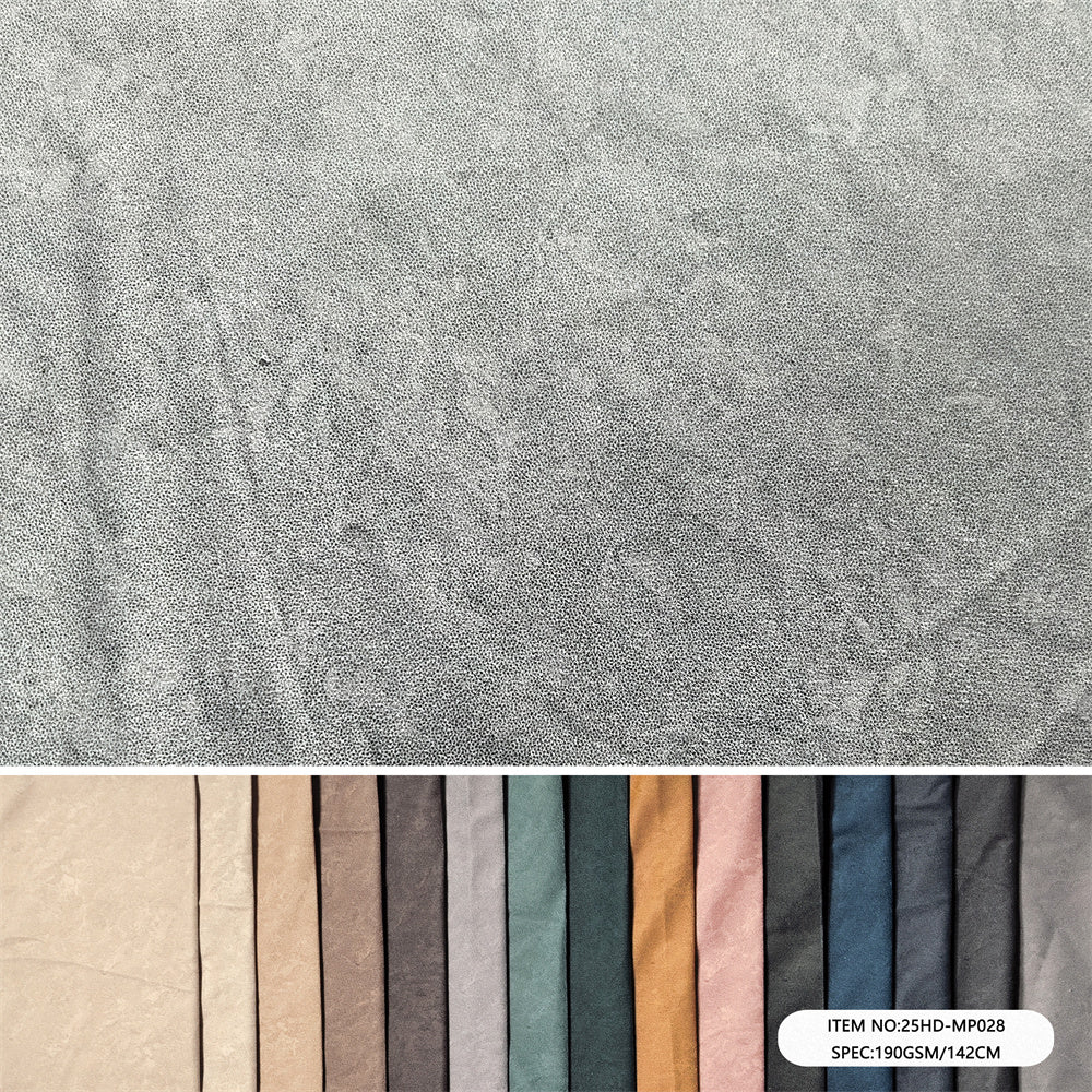 Decorative Printed Brushed Velvet Soft Matte Material for Sofa Cushion Lounge Chair Home Textile Furniture Upholstery Fabric