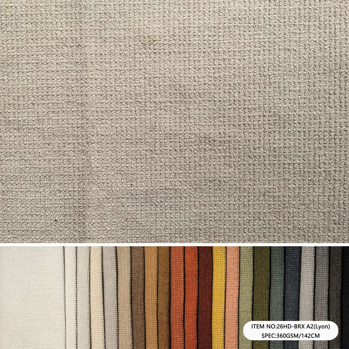Home Deco Fabric 360GSM 150CM Ant Backed Material for Sofa Seating Cushion Furniture Upholstery Interior Textile Wholesale