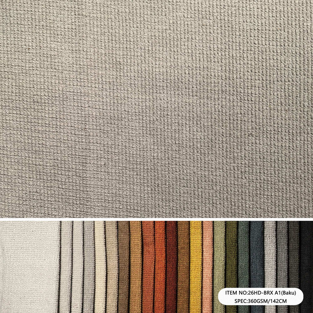 Backed Upholstery Fabric 360GSM 150CM Material for Sofa Cushion Lounge Furniture Home Textile Decoration Custom Wholesale