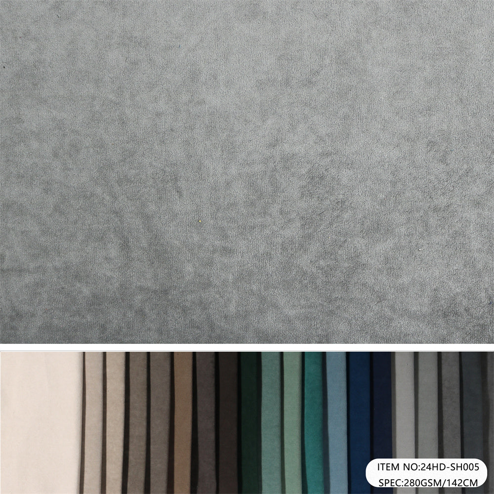 Snowflake Baby Face Holland Velvet with Pongee Backing for Sofa Cushion Curtain Car Seat Home Furniture Upholstery Fabric