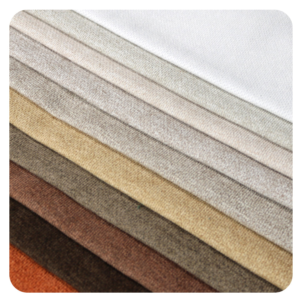 24HD-L029 Polyester Linen Look Curtain & Upholstery Fabric | Weft Suede