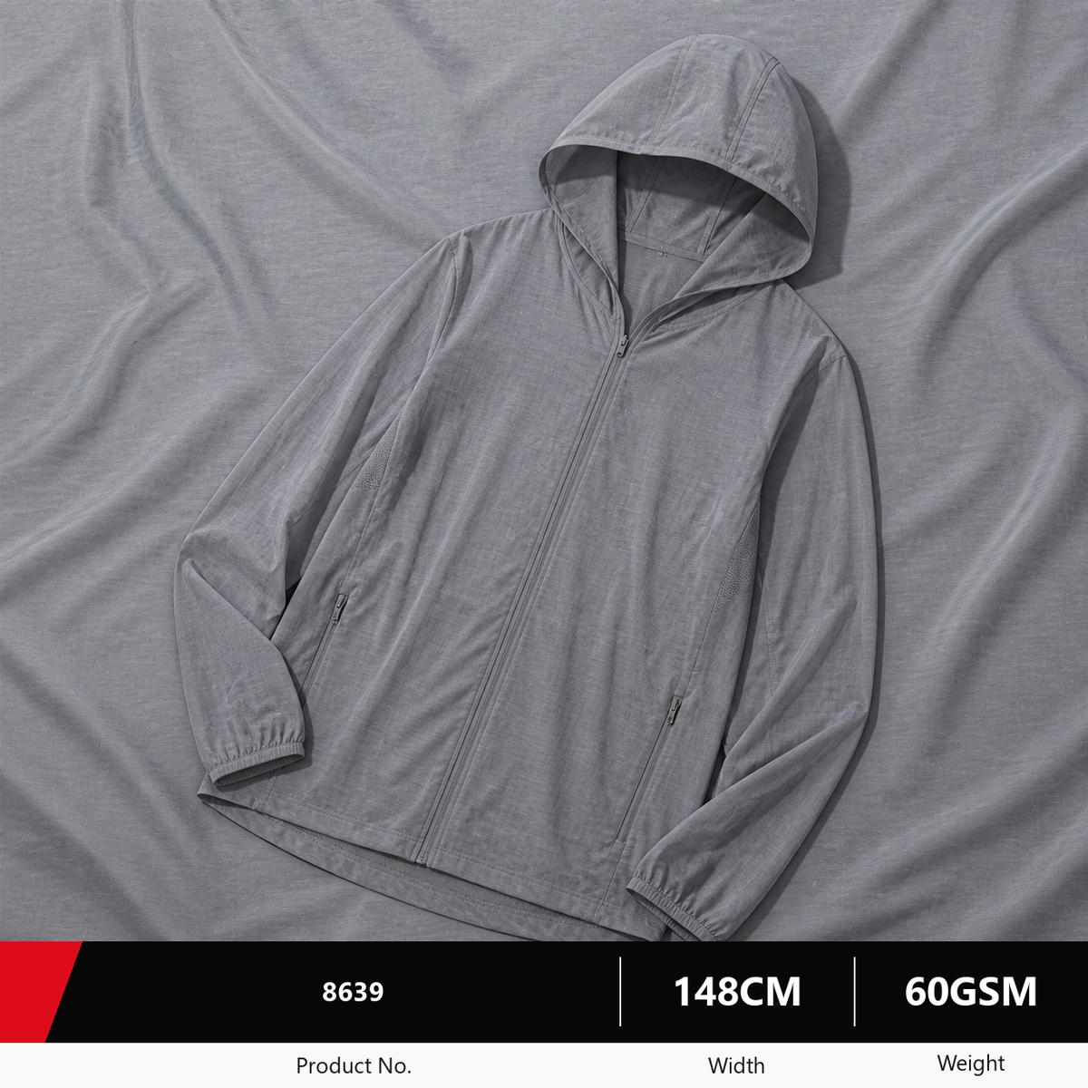 8639 Nylon Rayon Lightweight Sun-Protective Apparel Fabric 60gsm