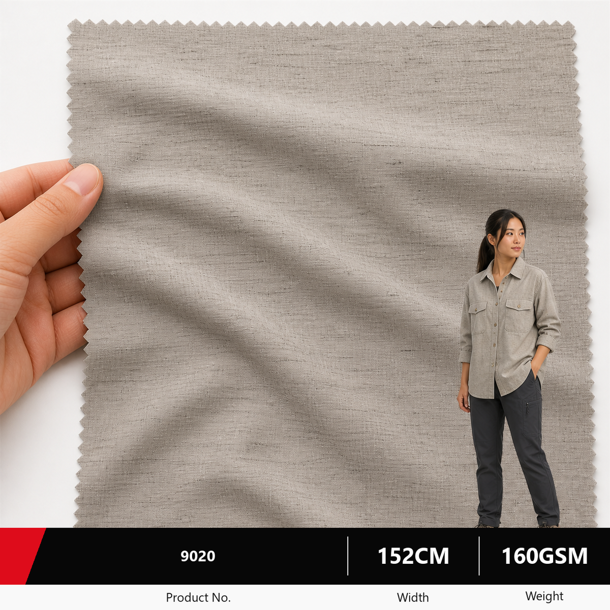 8236 Nylon Rayon Apparel Fabric 245GSM
