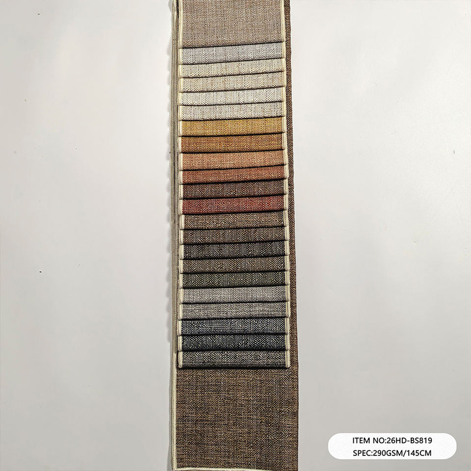 26HD-BS819 Chenille Warp Knit Sofa Upholstery Fabric 400gsm