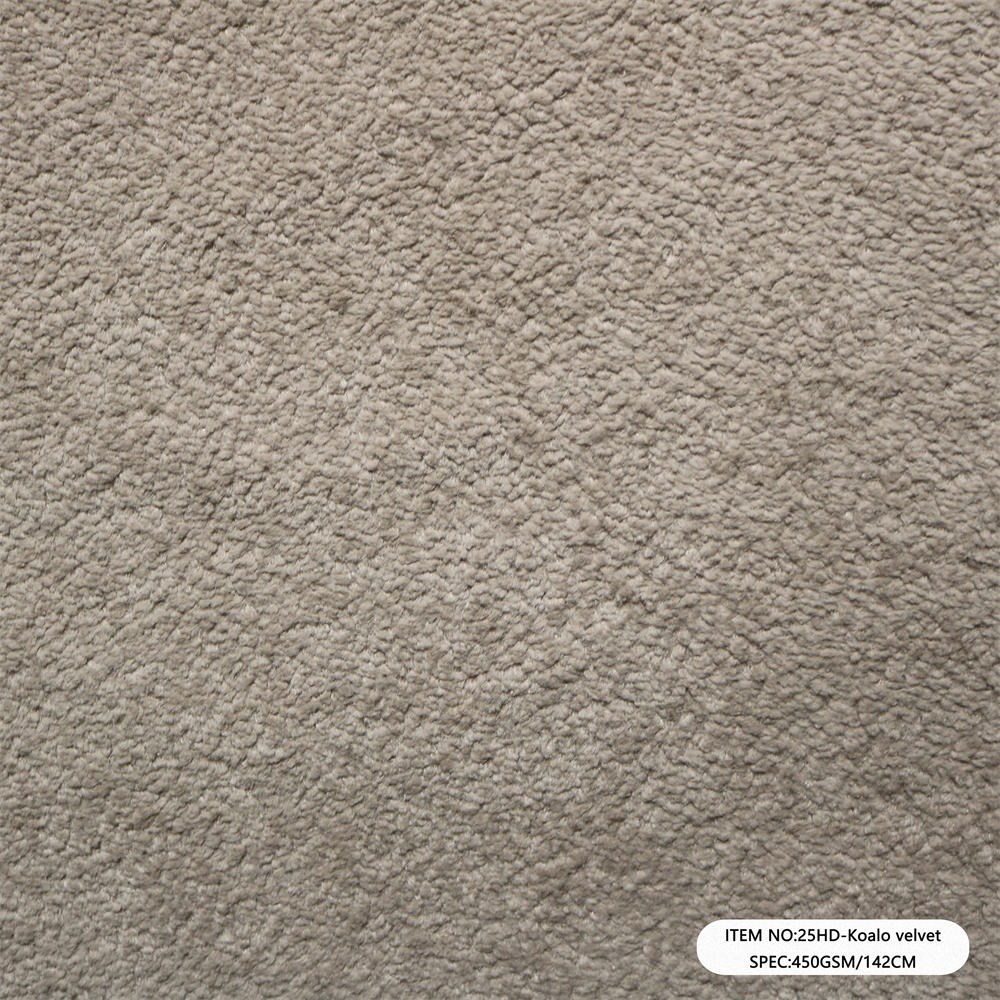 25HD-Koalo velvet Boucle Koalo Velvet Sofa Upholstery Fabric 400gsm