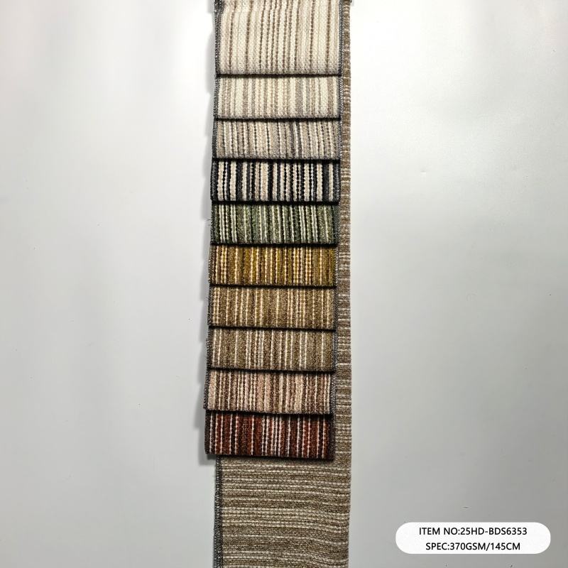 25HD-BDS6353 Printed Chenille Upholstery Fabric 400gsm