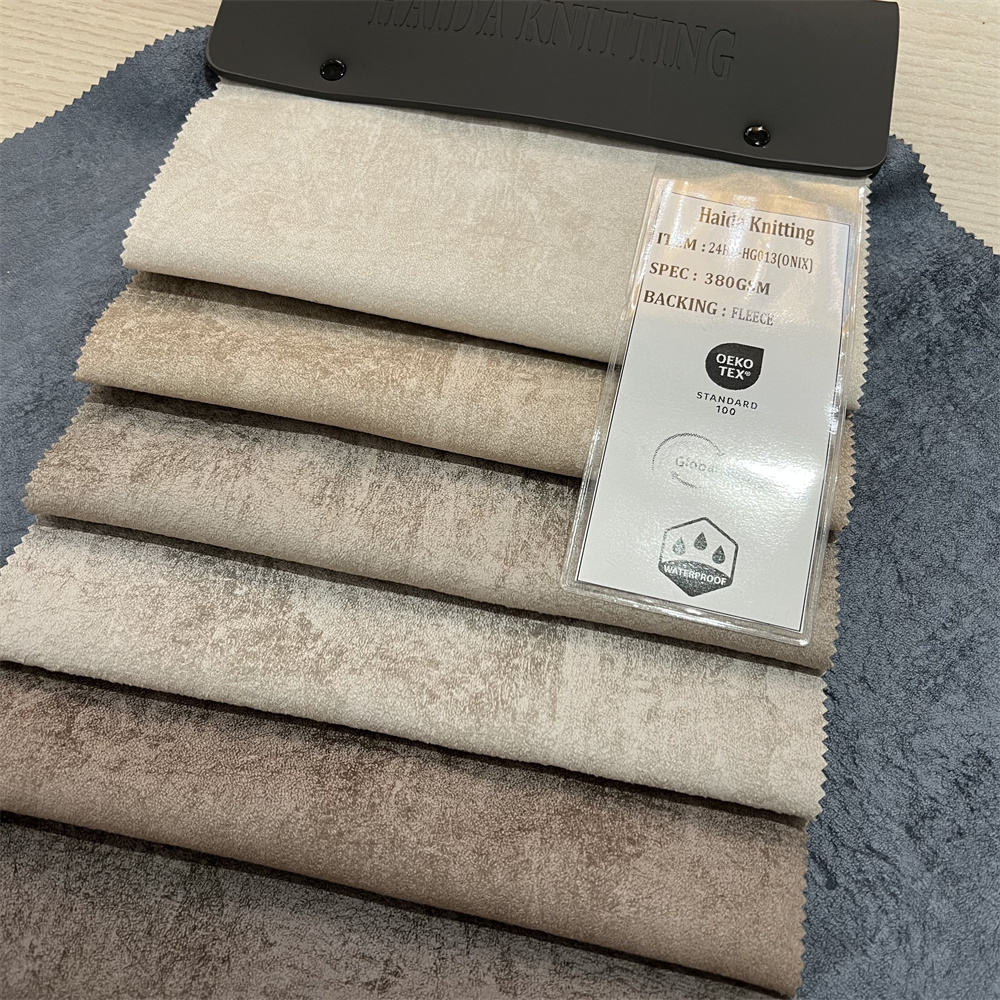 24HD-HG013(ONIX) Bronzed Emboss Holland Velvet Upholstery Fabric