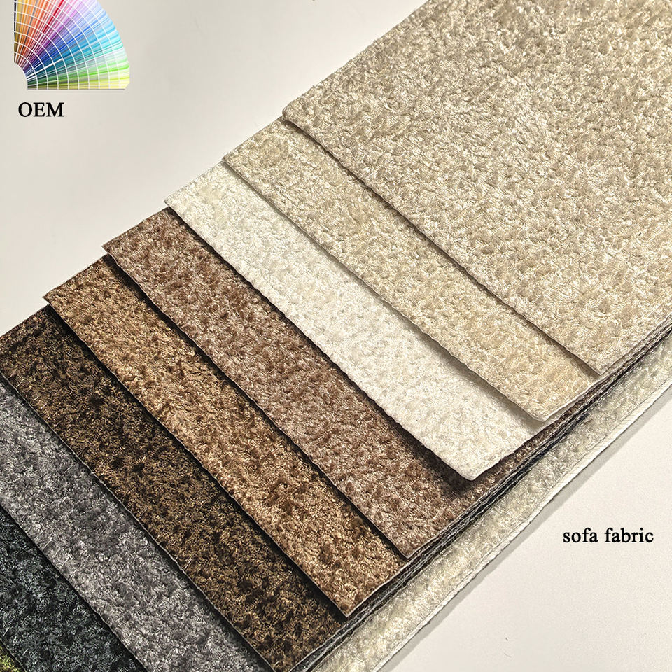 26HD-LBQ2655 Warp Suede Sofa Upholstery Fabric 260gsm