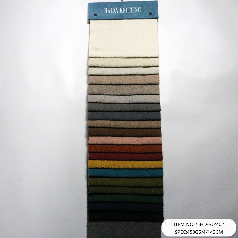 25HD-3J2402 Brocade Jacquard Velvet Sofa Upholstery Fabric 400gsm
