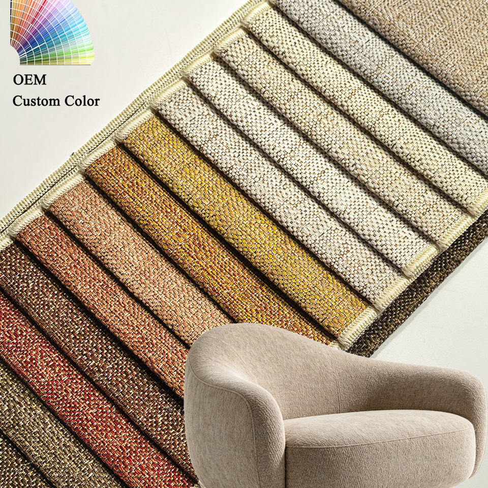 26HD-BS819 Chenille Warp Knit Sofa Upholstery Fabric 400gsm