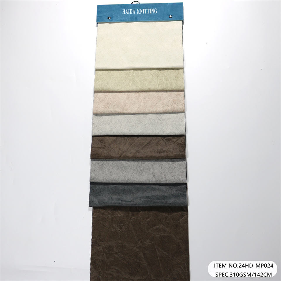 Mosha velvet upholstery fabric color stack