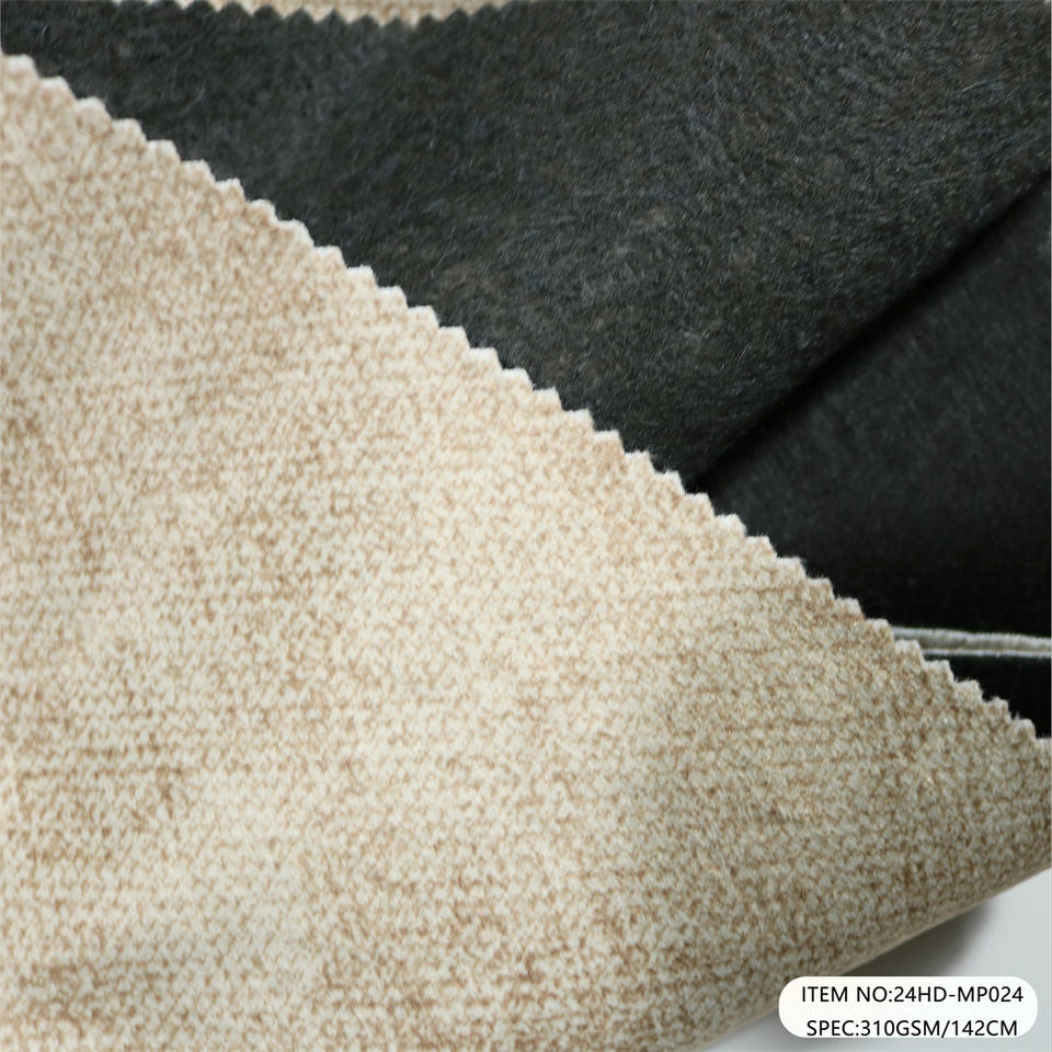 Custom sofa fabric swatch card for Mosha velvet