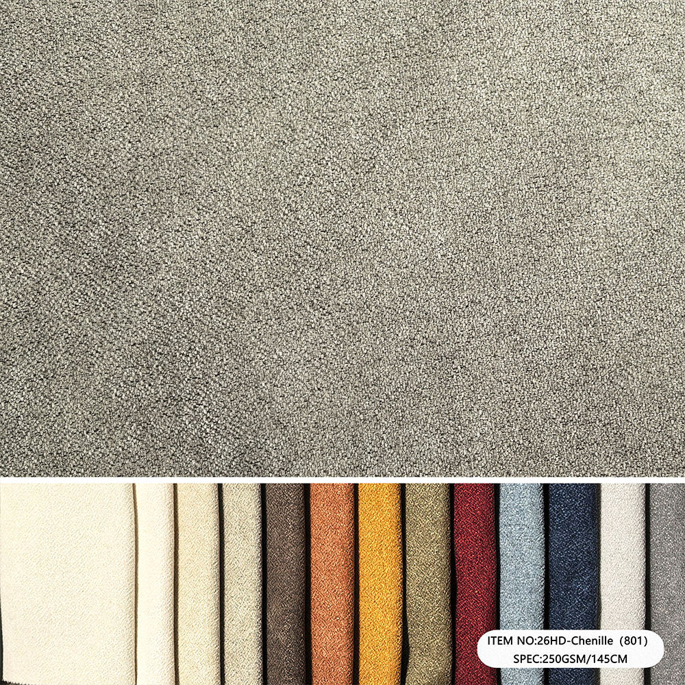 26HD-Chenille(801)  Contract Sofa Chenille Upholstery Fabric