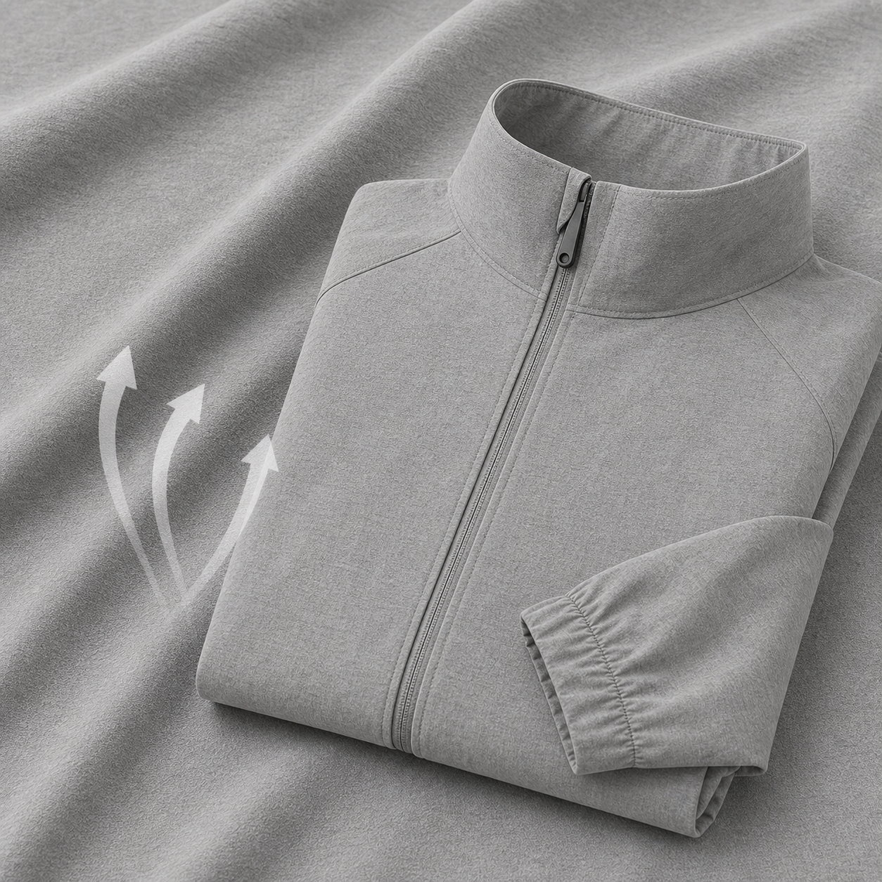 HM02087-0019 Air-Textured Velour Fabric | 360gsm 4-Way Stretch