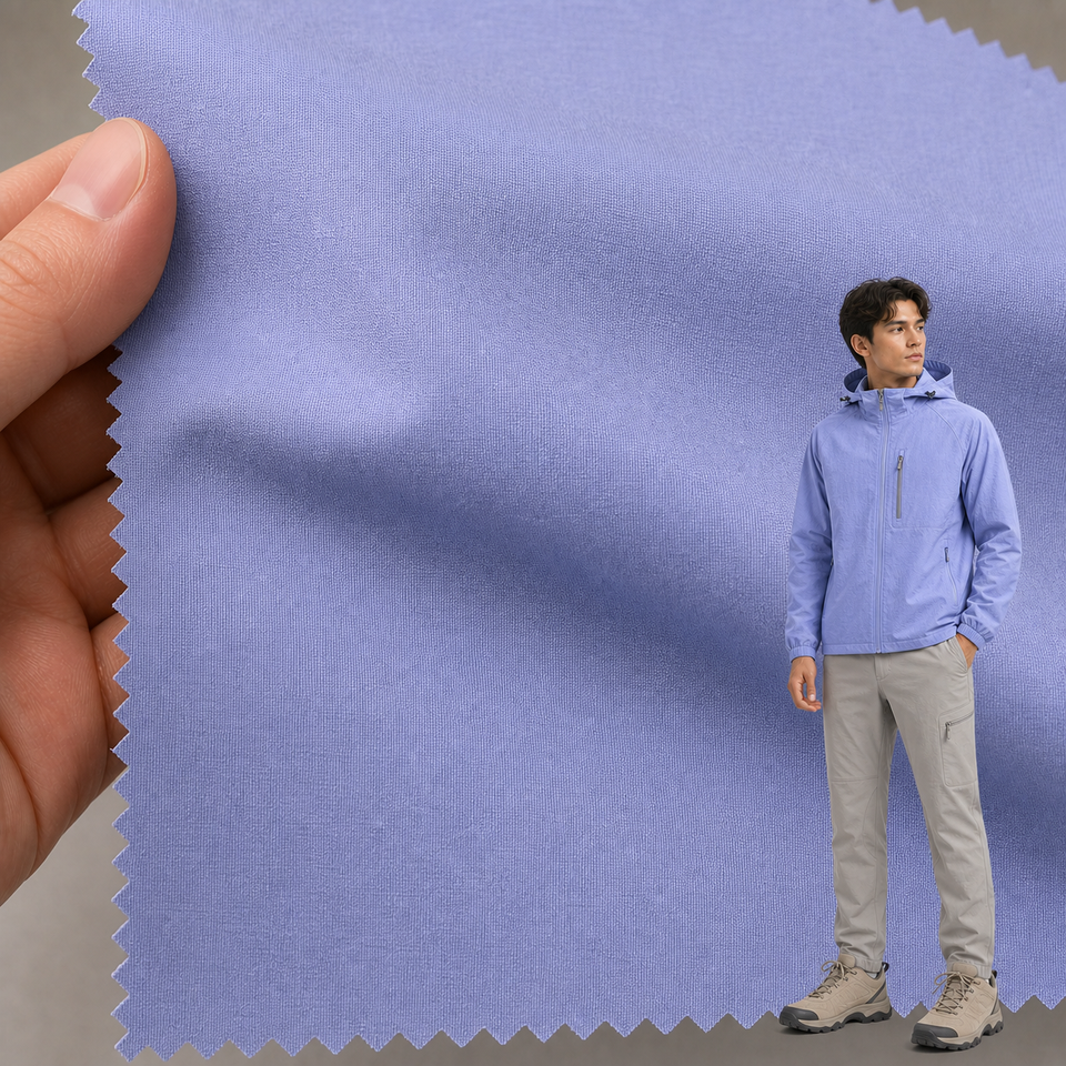HM00402-0887 TPU Laminated Polyester Windbreaker Fabric 360gsm