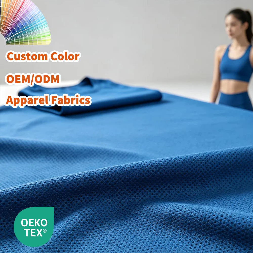 Jacket Lining Outdoor Sportswear Cationic Mesh Polar Fleece Fabric Soft Warm 100% - Haida Windbreaker Fabric