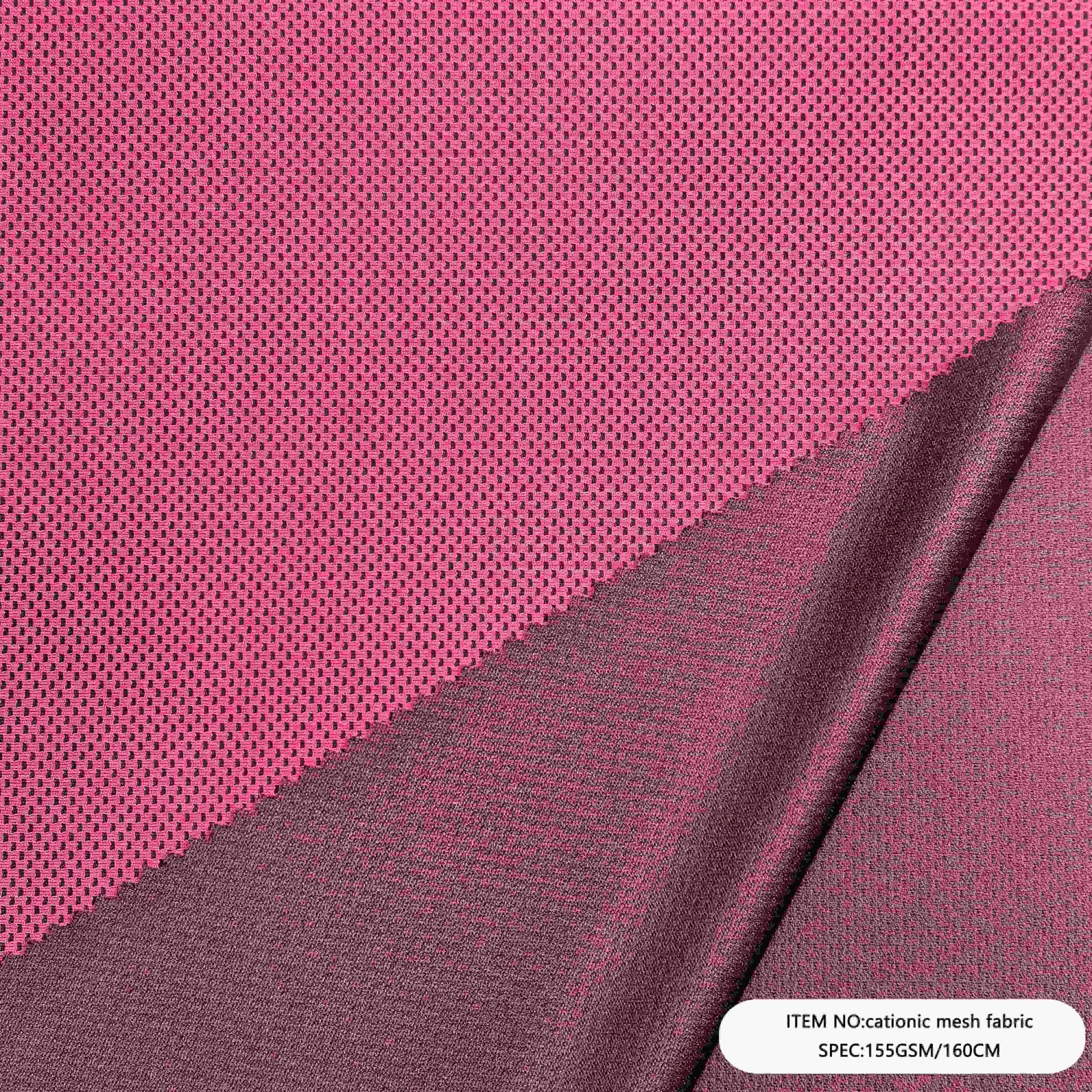 Jacket Lining Outdoor Sportswear Cationic Mesh Polar Fleece Fabric Soft Warm 100% - Haida Windbreaker Fabric