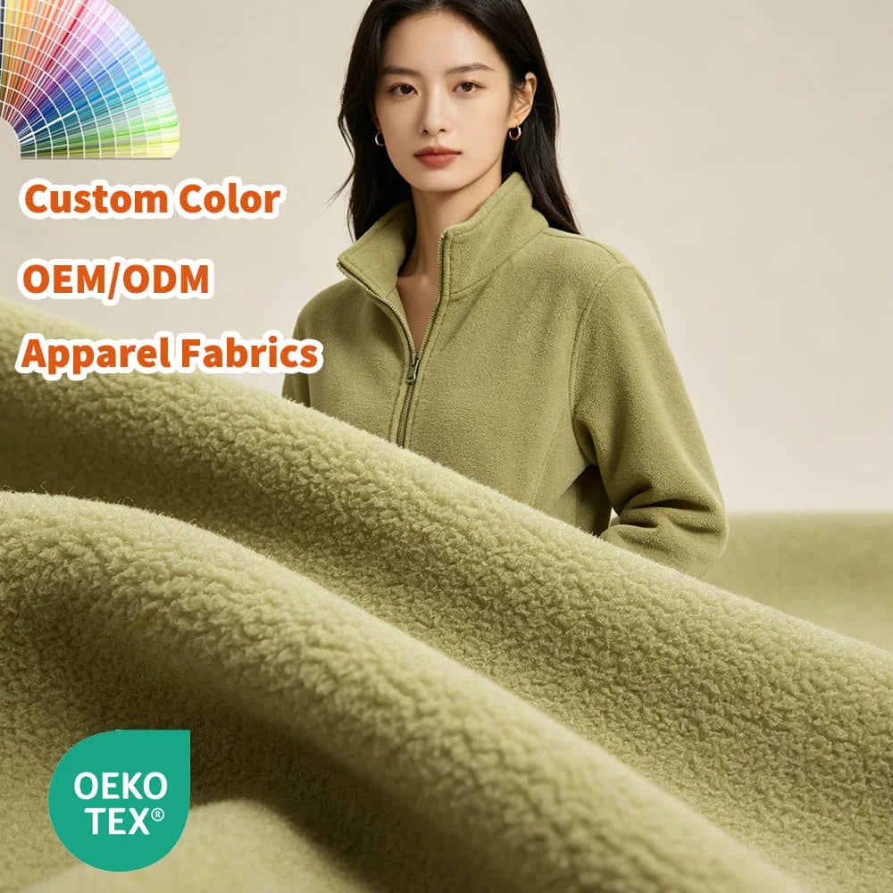 Jacket Lining & Outdoor Sportswear Polar Fleece Fabric Soft Warm 100% Polyester - Haida Windbreaker Fabric