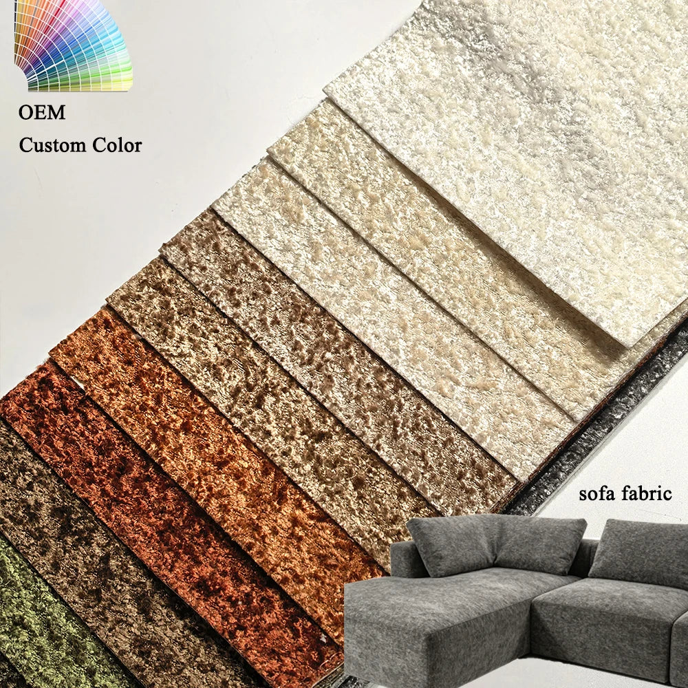Modern Minimalist Sofa Fabric High Fastness Circular Jacquard Knitted Fabric for Contract - Haida Jacquard Upholstery Fabric